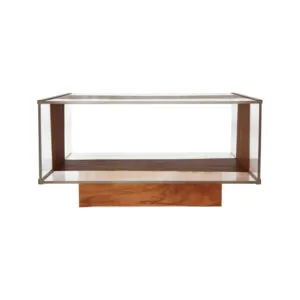 Acrylic Suar Wood Coffee Table