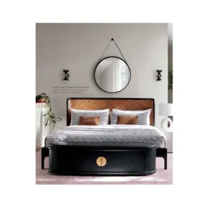 Bed Rattan rami